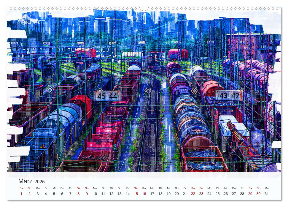 Ruhrpott Art (CALVENDO Premium Wandkalender 2025)