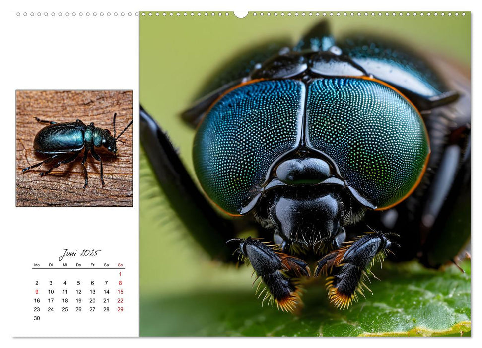 Facettenaugen - Meisterwerke der Natur (CALVENDO Wandkalender 2025)