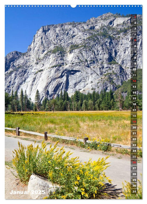 YOSEMITE VALLEY Natur Pur (CALVENDO Wandkalender 2025)