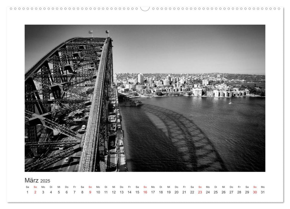 SYDNEY Monochrom (CALVENDO Premium Wandkalender 2025)