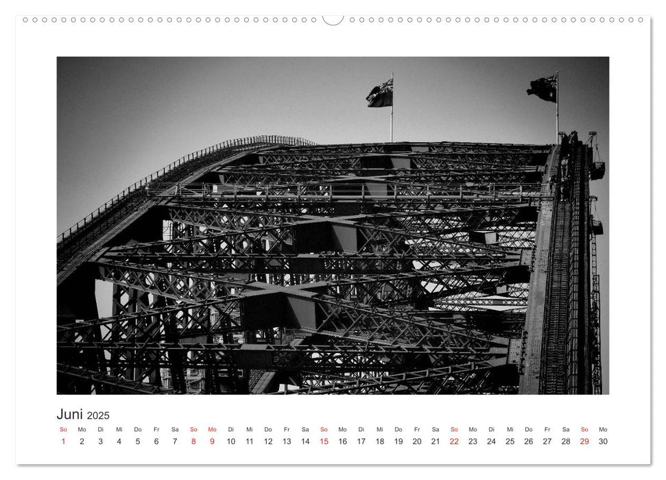 SYDNEY Monochrom (CALVENDO Premium Wandkalender 2025)