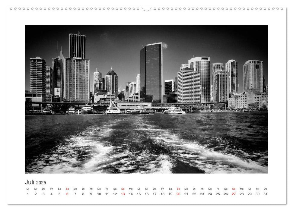 SYDNEY Monochrom (CALVENDO Premium Wandkalender 2025)