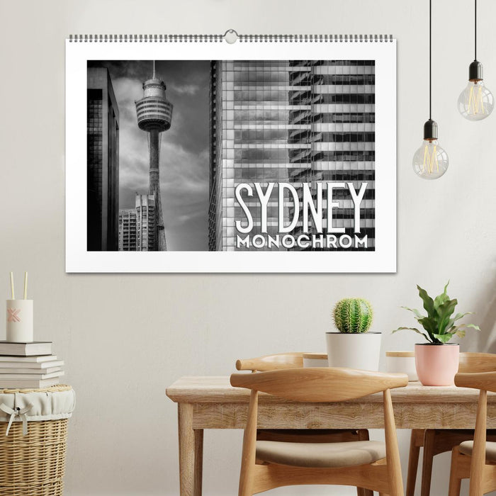 SYDNEY Monochrom (CALVENDO Wandkalender 2025)