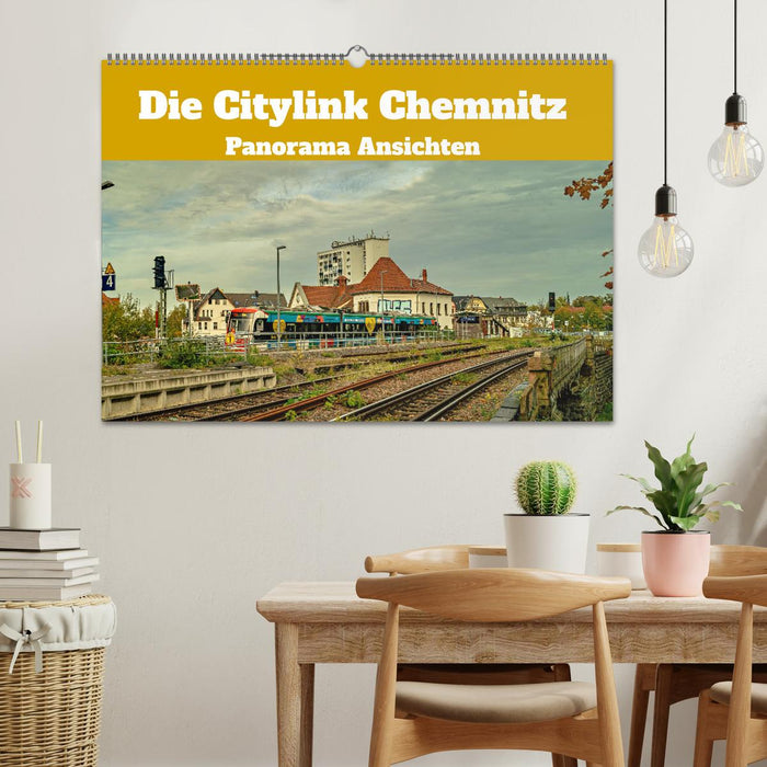 Die Citylink Chemnitz Panorama Ansichten (CALVENDO Wandkalender 2025)