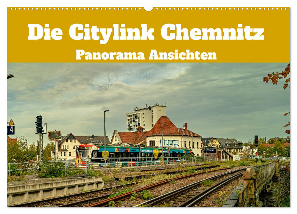 Die Citylink Chemnitz Panorama Ansichten (CALVENDO Wandkalender 2025)