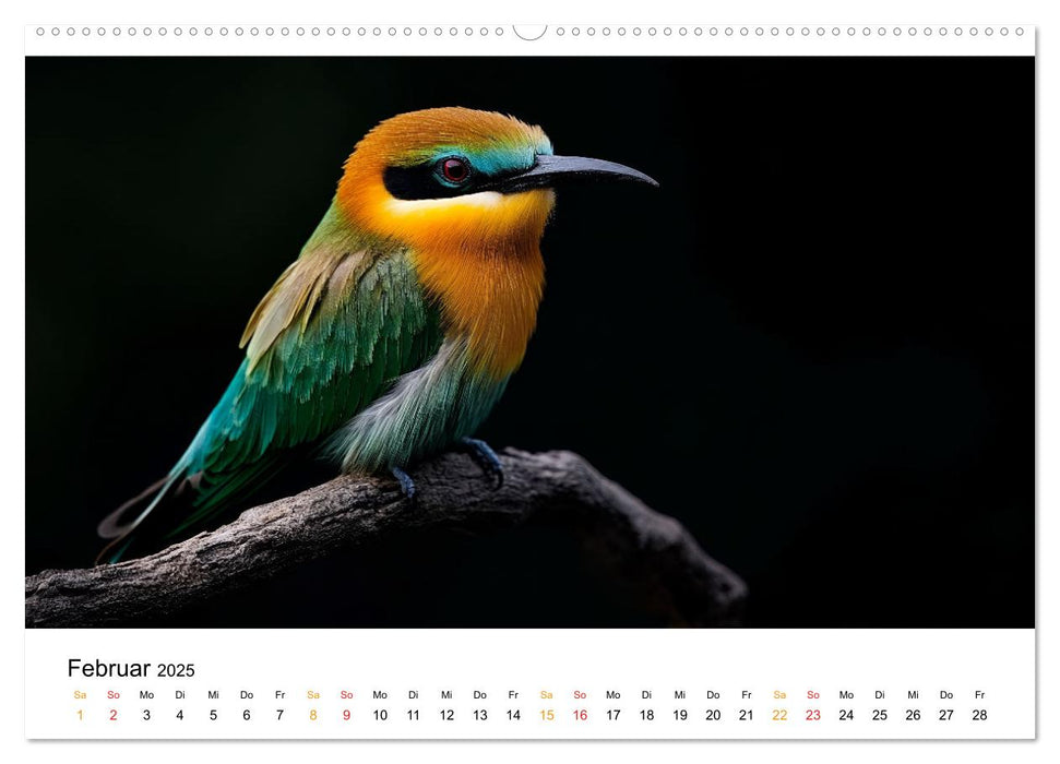 Wilde Heimat - Vögel unserer Natur (CALVENDO Wandkalender 2025)