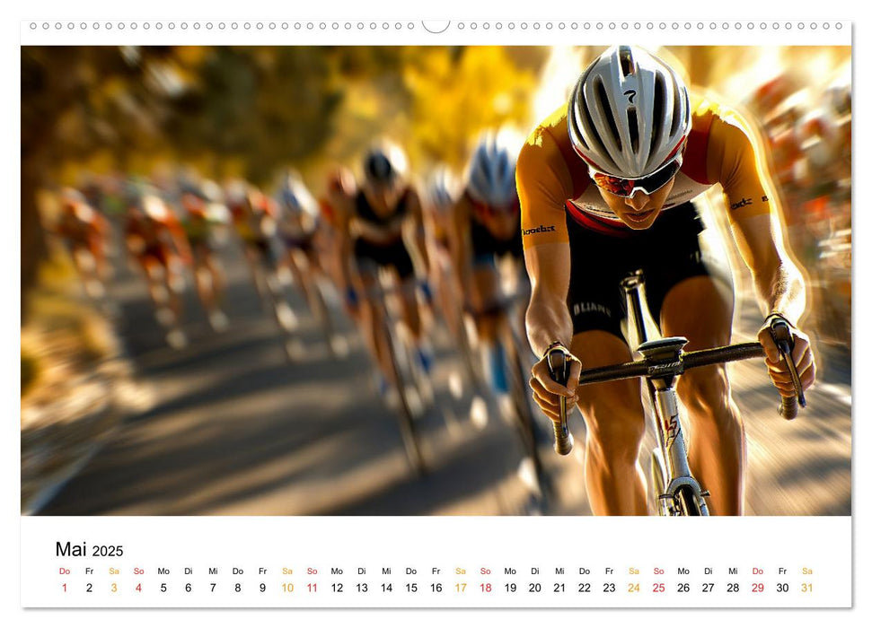 Triathlon Power (CALVENDO Wandkalender 2025)