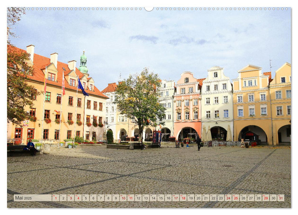 Jelenia Góra - Ein Stadtspaziergang in Hirschberg (CALVENDO Wandkalender 2025)