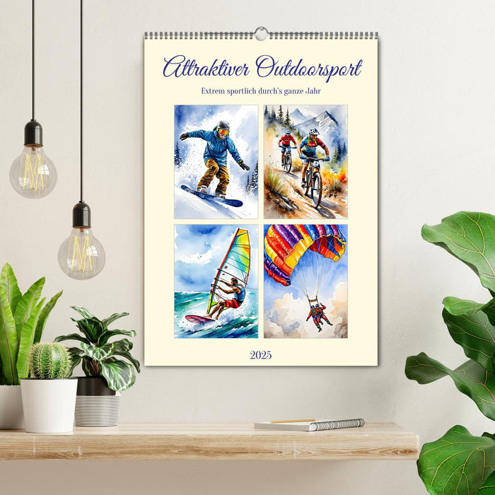 Attraktiver Outdoorsport (CALVENDO Wandkalender 2025)