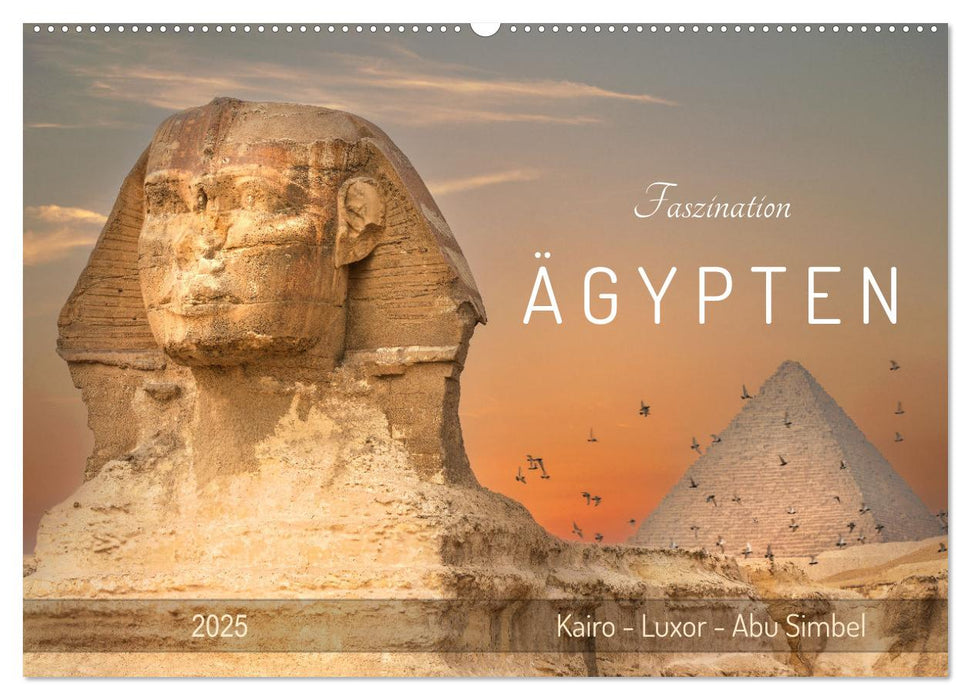 Faszination Ägypten: Kairo - Luxor - Abu Simbel (CALVENDO Wandkalender 2025)