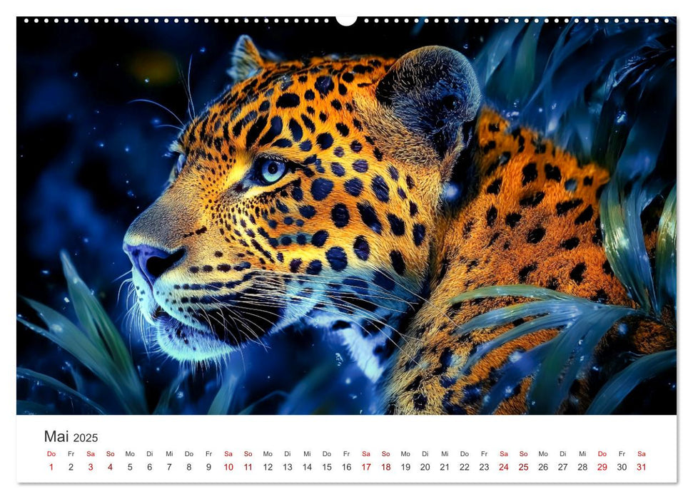 Die Seele des Dschungels - Eine Reise in tropische Wildnis (CALVENDO Wandkalender 2025)