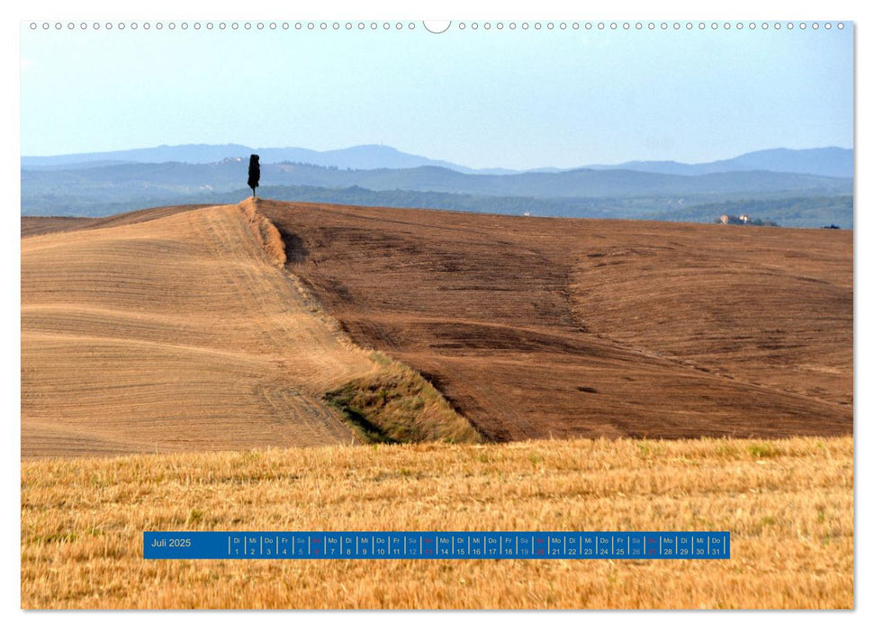 Crete Senesi - Highlights einer einzigartigen Region (CALVENDO Premium Wandkalender 2025)