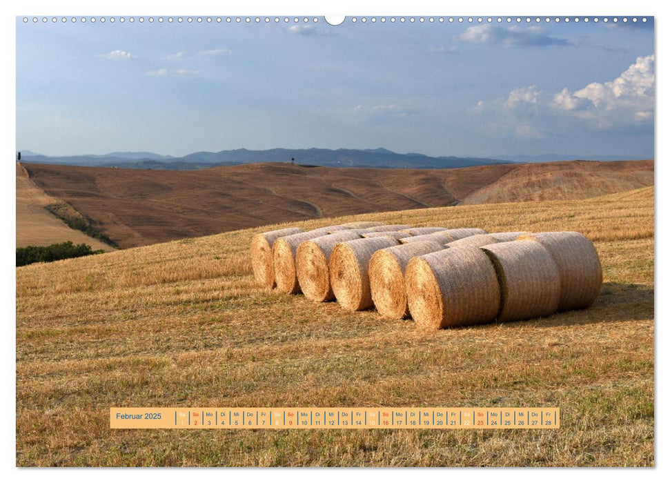 Crete Senesi - Highlights einer einzigartigen Region (CALVENDO Wandkalender 2025)