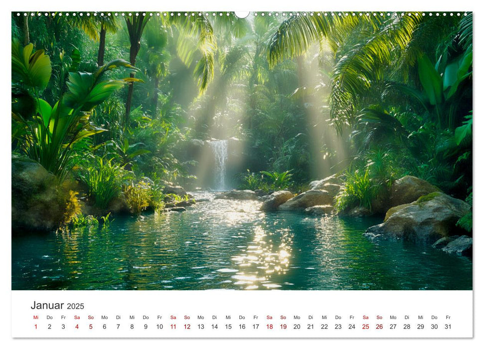 Die Seele des Dschungels - Eine Reise in tropische Wildnis (CALVENDO Premium Wandkalender 2025)