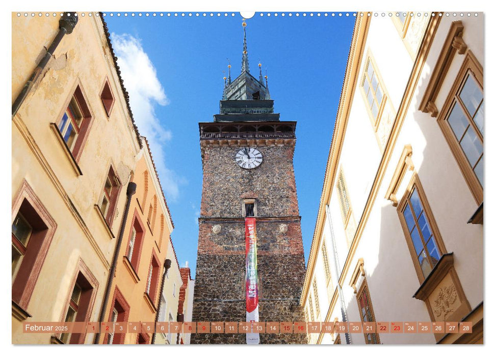 Pardubice in Tschechien - Ein Stadtspaziergang (CALVENDO Premium Wandkalender 2025)