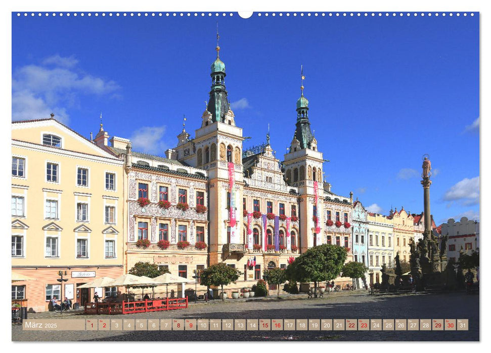 Pardubice in Tschechien - Ein Stadtspaziergang (CALVENDO Premium Wandkalender 2025)