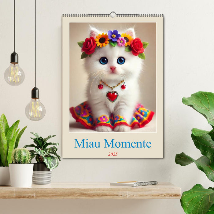 Miau Momente (CALVENDO Wandkalender 2025)