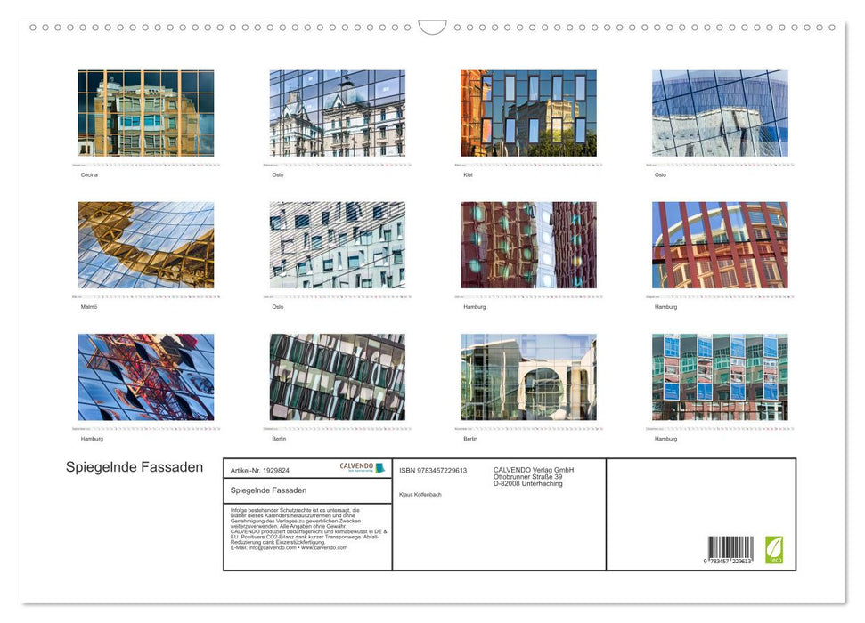 Spiegelnde Fassaden (CALVENDO Wandkalender 2025)