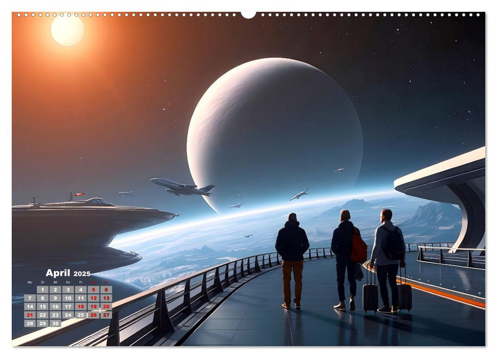 Sterne und Planeten im Blick (CALVENDO Premium Wandkalender 2025)