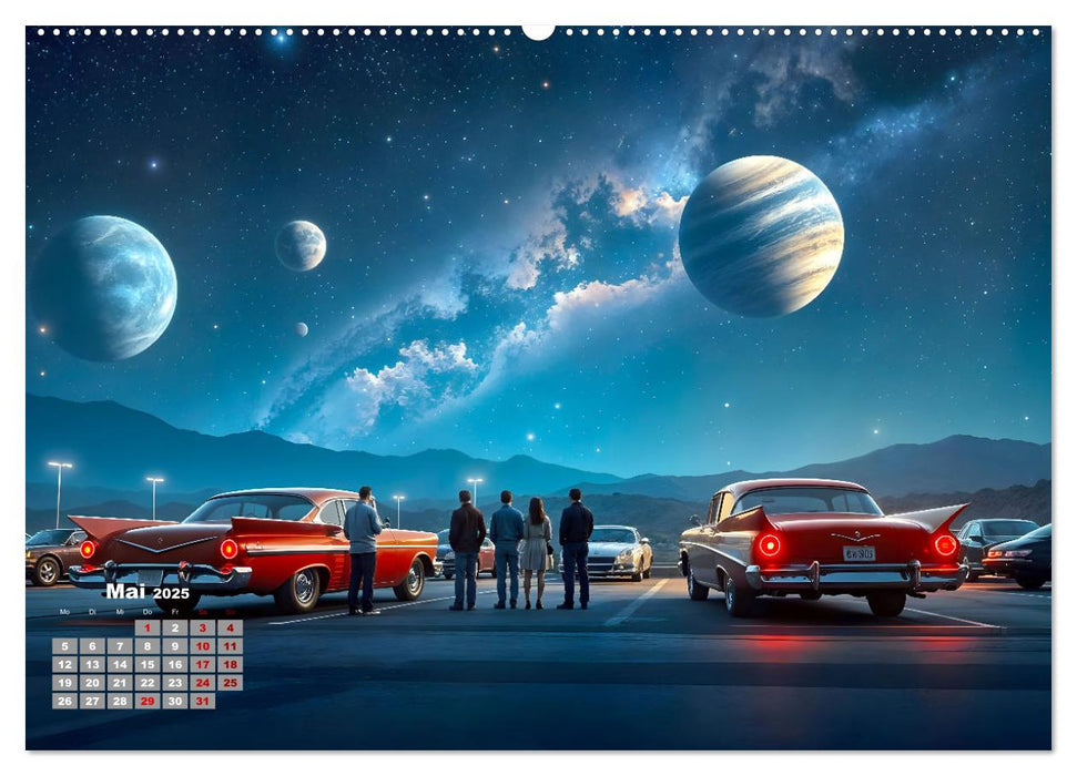 Sterne und Planeten im Blick (CALVENDO Premium Wandkalender 2025)