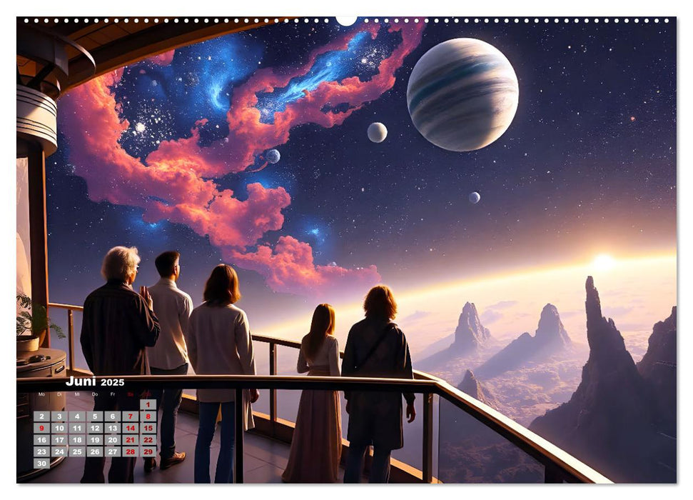 Sterne und Planeten im Blick (CALVENDO Premium Wandkalender 2025)