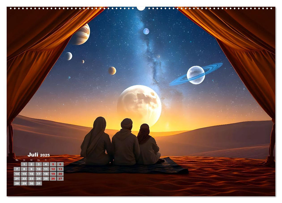 Sterne und Planeten im Blick (CALVENDO Premium Wandkalender 2025)