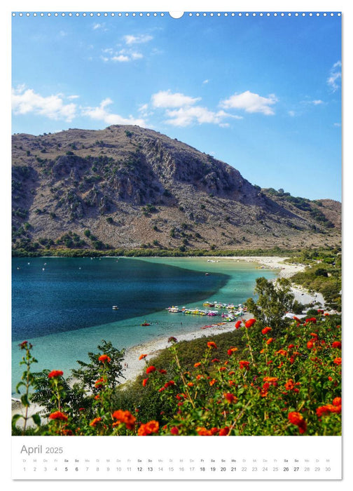 Kreta - Sonne, Meer und griechische Lebensart (CALVENDO Wandkalender 2025)