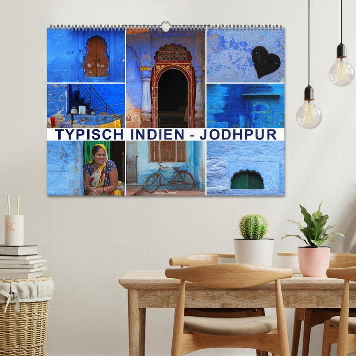 Typisch Indien - Jodhpur (CALVENDO Wandkalender 2025)