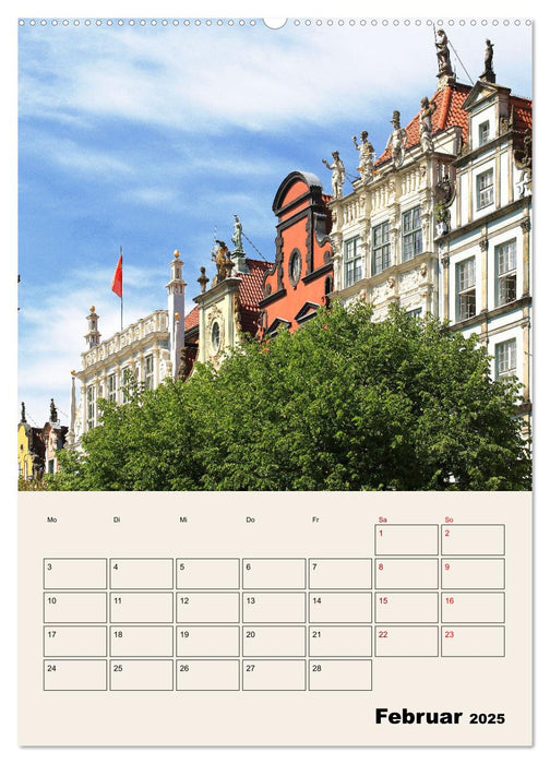 Danzig - Ein Stadtspaziergang (CALVENDO Wandkalender 2025)