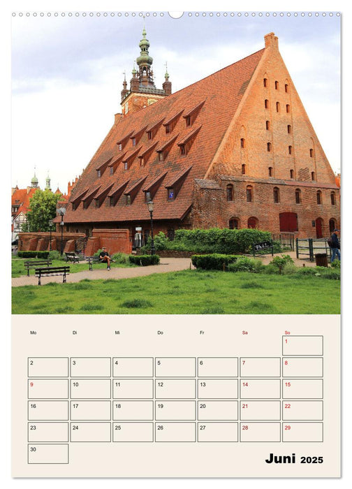 Danzig - Ein Stadtspaziergang (CALVENDO Premium Wandkalender 2025)