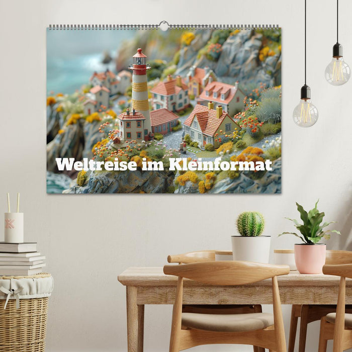 Weltreise im Kleinforma (CALVENDO Wandkalender 2025)