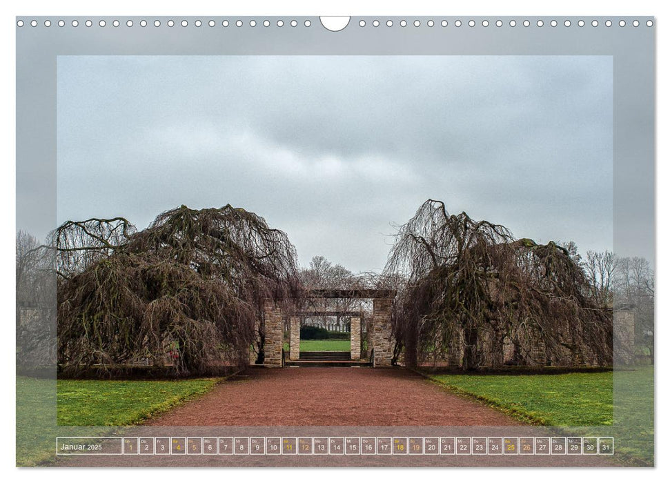 Der Düsseldorfer Nordpark (CALVENDO Wandkalender 2025)