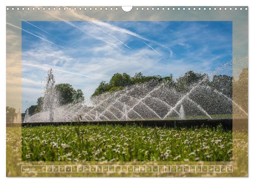 Der Düsseldorfer Nordpark (CALVENDO Wandkalender 2025)