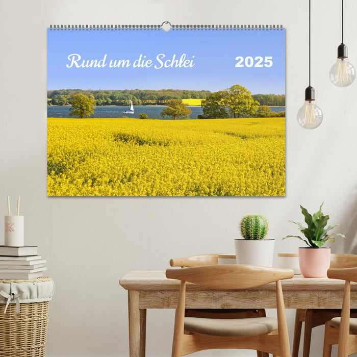 Rund um die Schlei (CALVENDO Wandkalender 2025)