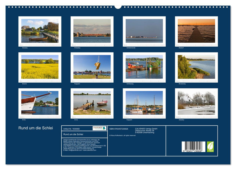 Rund um die Schlei (CALVENDO Premium Wandkalender 2025)