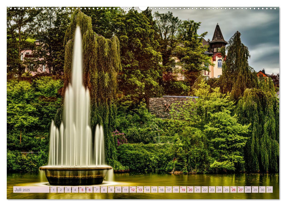 Aue - Bad Schlema Erzgebirge (CALVENDO Premium Wandkalender 2025)