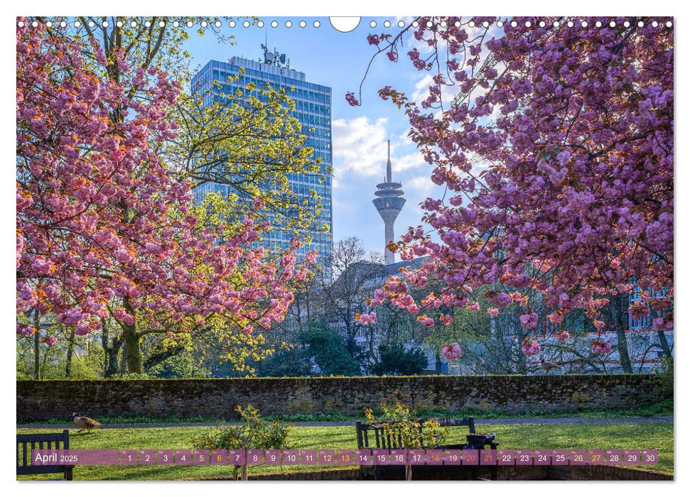 Düsseldorf - Ansichten einer faszinierenden Stadt (CALVENDO Wandkalender 2025)