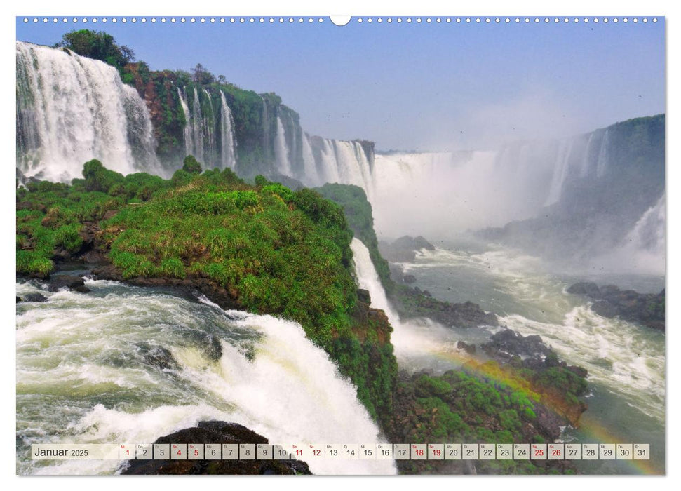 Brasilien - Zwischen Iguazu und Rio (CALVENDO Wandkalender 2025)