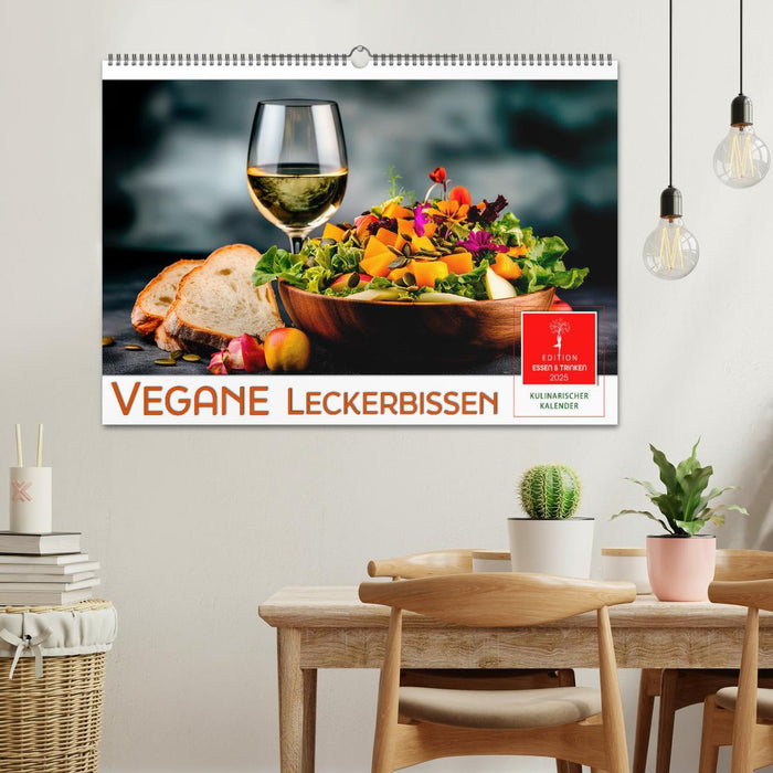 Vegane Leckerbissen (CALVENDO Wandkalender 2025)