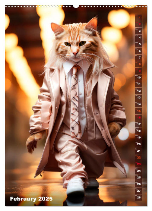 Stylish cats (CALVENDO Premium-Calendar 2025)