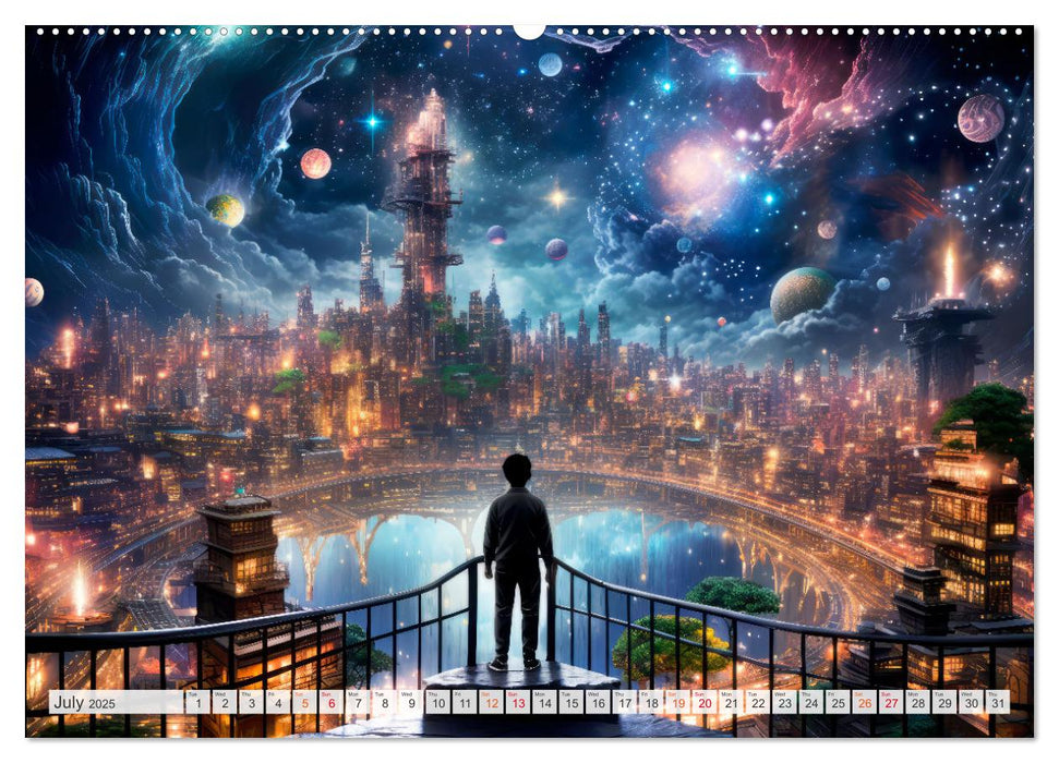 SCIENCE FICTION Life on distant planets (CALVENDO Premium-Calendar 2025)