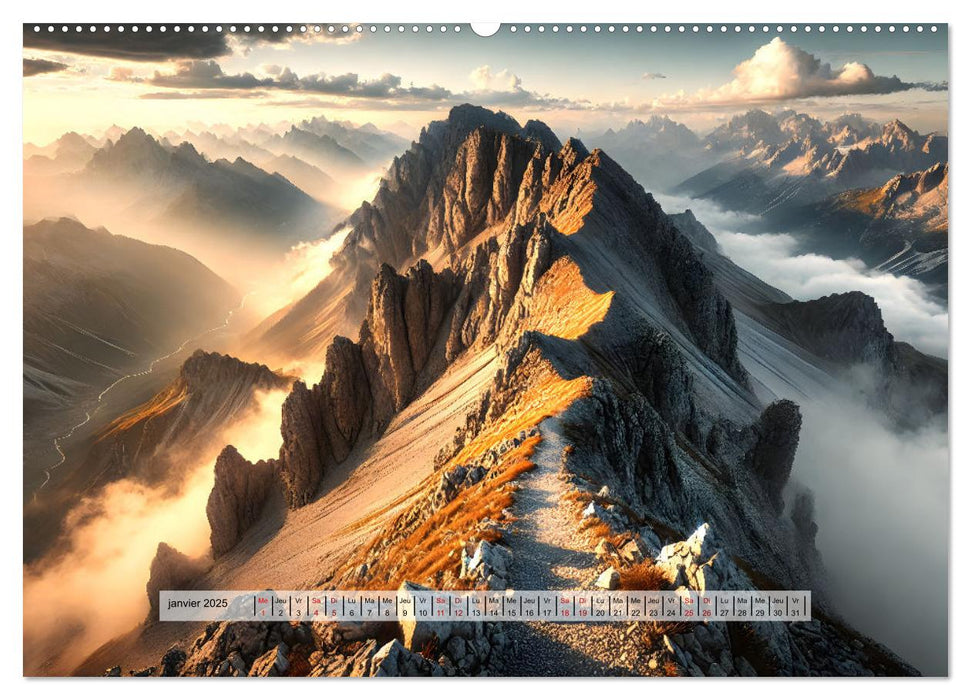 Trouver sa voie - Des paysages qui font rêver (CALVENDO Calendrier supérieur 2025)