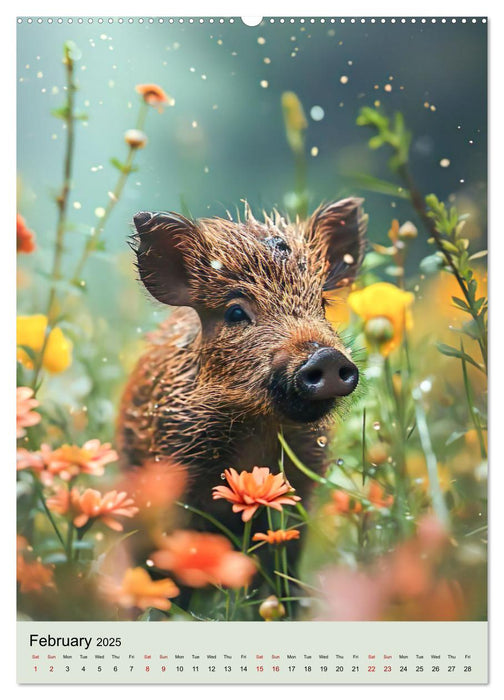 Baby Wildlife (CALVENDO Premium-Calendar 2025)