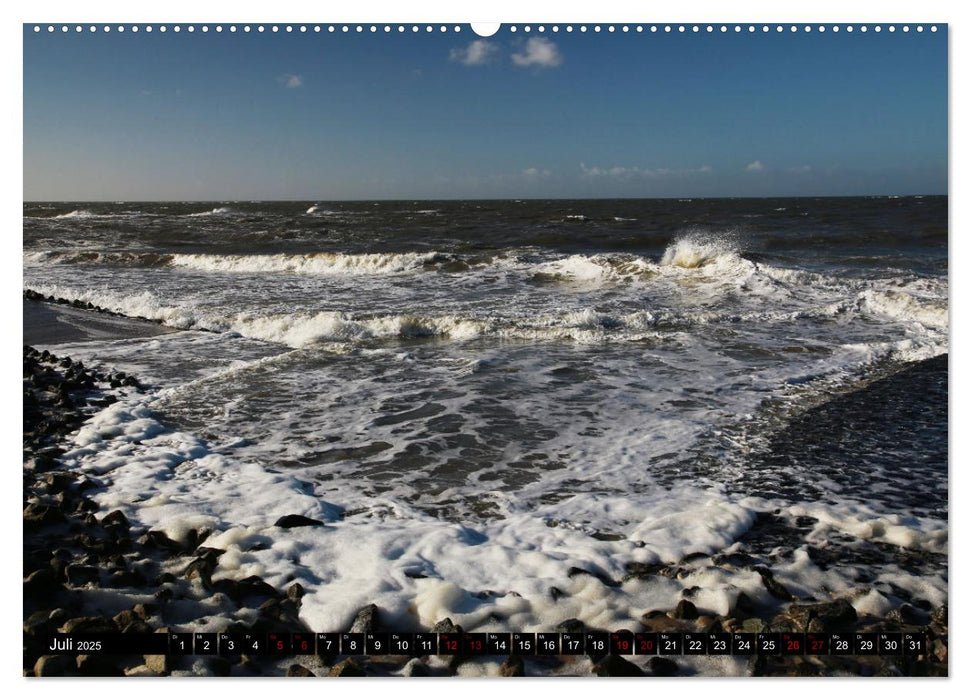 Insel Baltrum, Perle im Ostfriesischen Wattenmeer (CALVENDO Premium Wandkalender 2025)