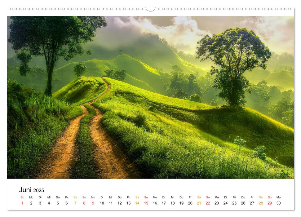 Mystischer Nebel (CALVENDO Premium Wandkalender 2025)