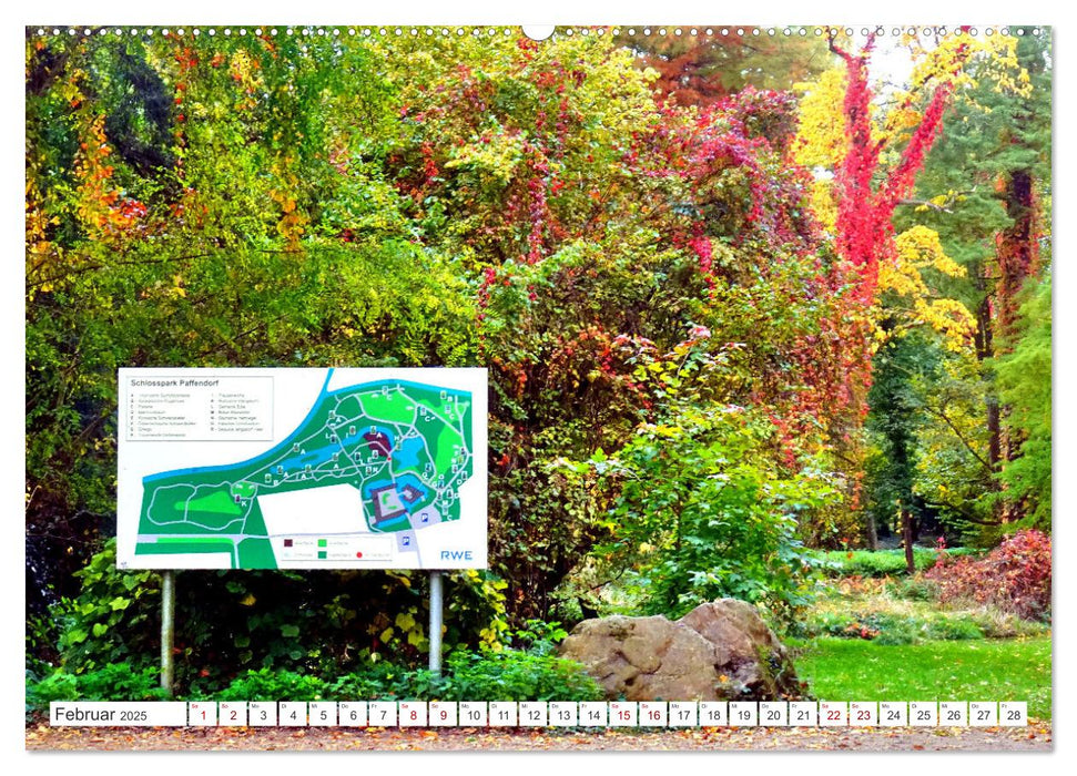 Grünes Paradies - Schlosspark Paffendorf (CALVENDO Wandkalender 2025)