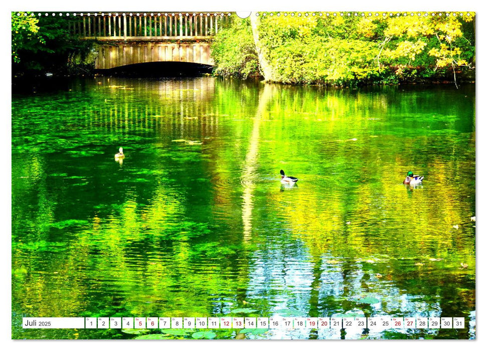 Grünes Paradies - Schlosspark Paffendorf (CALVENDO Premium Wandkalender 2025)