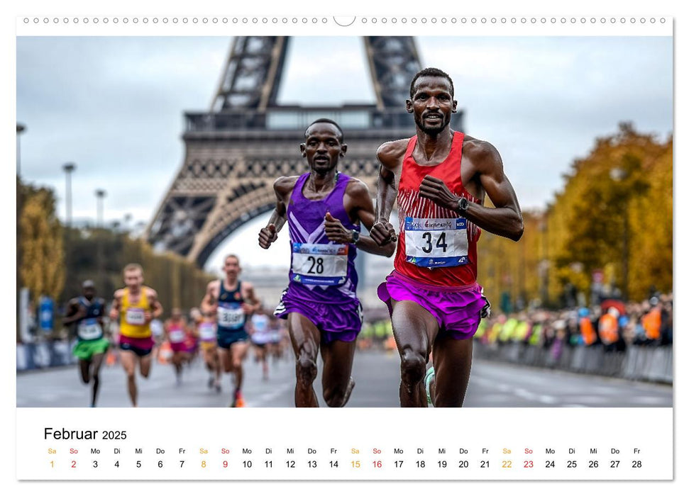 Marathon Power (CALVENDO Wandkalender 2025)