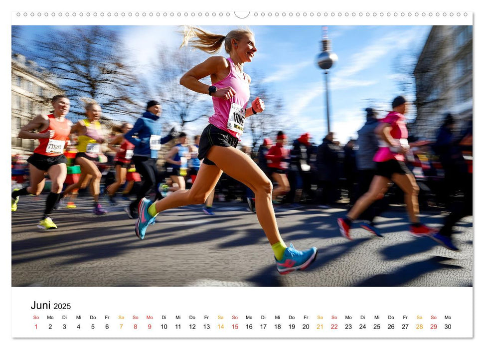 Marathon Power (CALVENDO Wandkalender 2025)