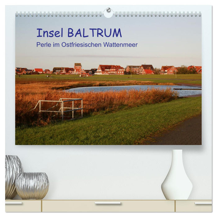 Insel Baltrum, Perle im Ostfriesischen Wattenmeer (CALVENDO Premium Wandkalender 2025)